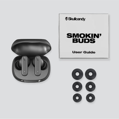 Skullcandy Smokin’ Buds Wireless Earbuds, Bluetooth Headphones, Noise Isolating Fit, Up to 20 Hours Battery, IPX4 Sweat and Water Resistant, Microphone for iPhone Android - Pink