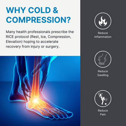 NatraCure Cold Therapy Wrap w/ 20" Strap - 2 Pack (Small Reusable Gel Ice Pack Compress for Injuries and Pain Relief, Hand, Arch of Foot, Wrist, Elbow, Arthritis, Neuropathy) - 715-20 CAT2PK