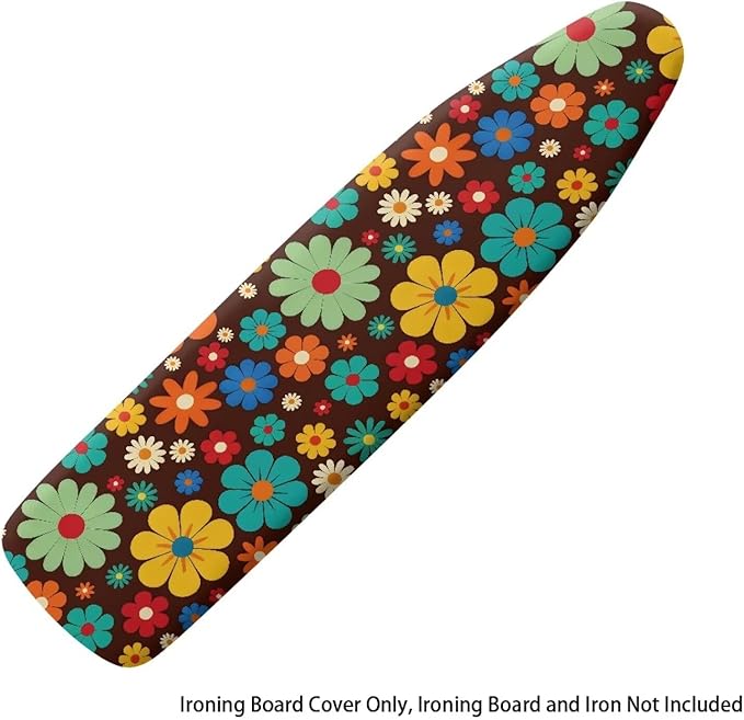 Hippie Flower Design Extra Thick Ironing Board Covers