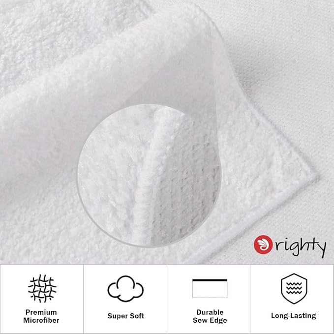 Orighty 12-Pack White Hand Towels