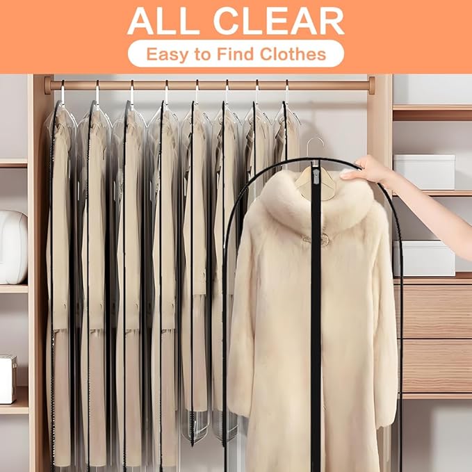 Garment Bags for Hanging Clothes Travel Clothing Suit Bags for Closet Storage