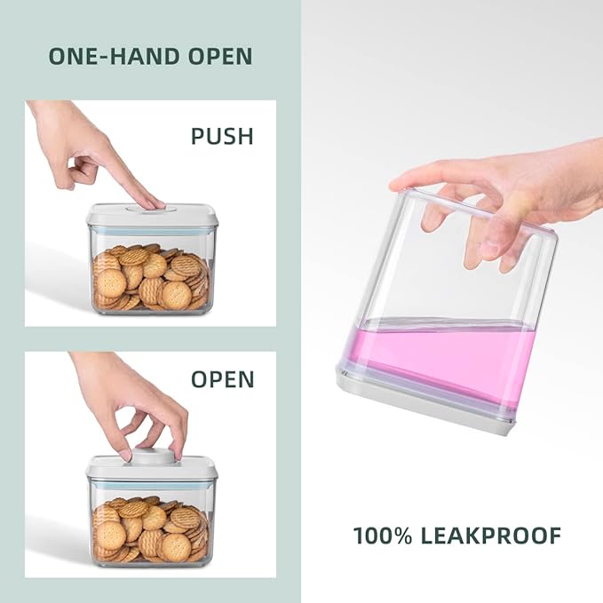 12 Pcs Pop Airtight Food Storage Containers