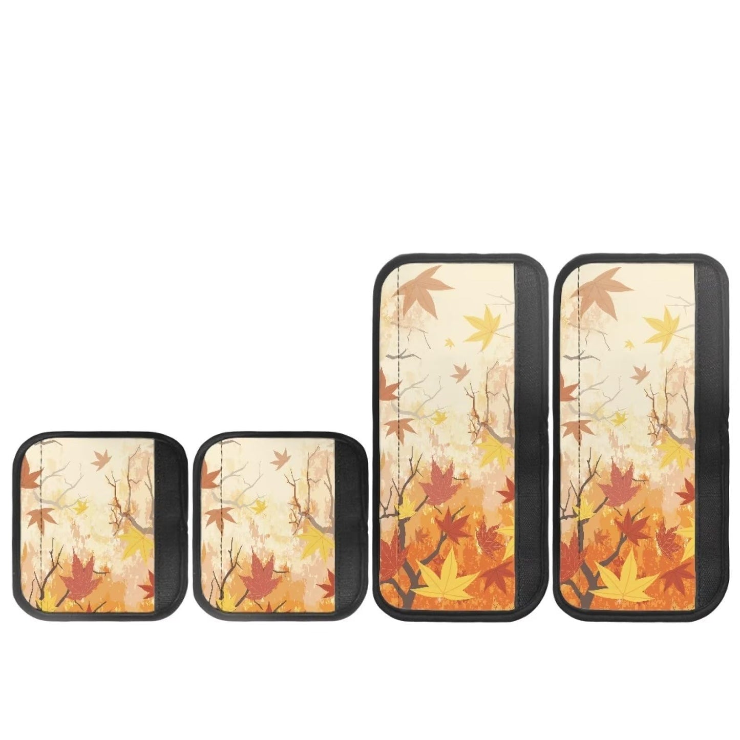Mintulipy Thanksgiving Maple Leaf Refrigerator Door Handle Covers Fridge Door Handle Protector Protector Fridge Dishwasher Oven Keep Off Fingerprints Food Stains