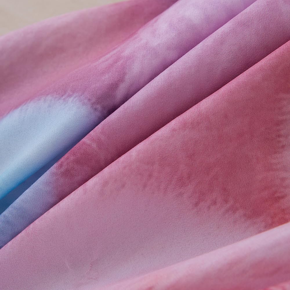 NATURETY Bedding Fitted Sheet with Deep Pocket,3D Pattern Sweet Heart Printed Fabric Bed Sheets (Pink Heart, Queen)