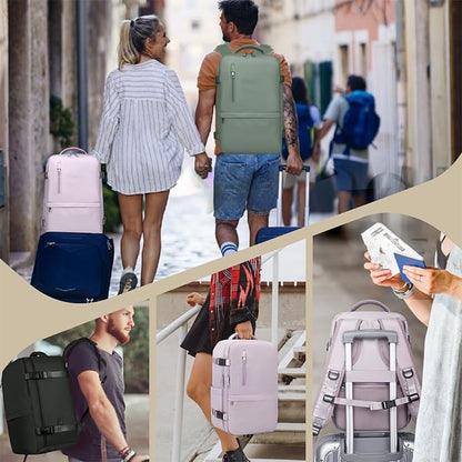 Xkdoai for Ryanair Cabin Bags 40x20x25, Travel Backpack Womens Underseat Cabin Bag Small Hand Luggage Bag Carry-ons Backpack Flight Bag with Bottle Holder