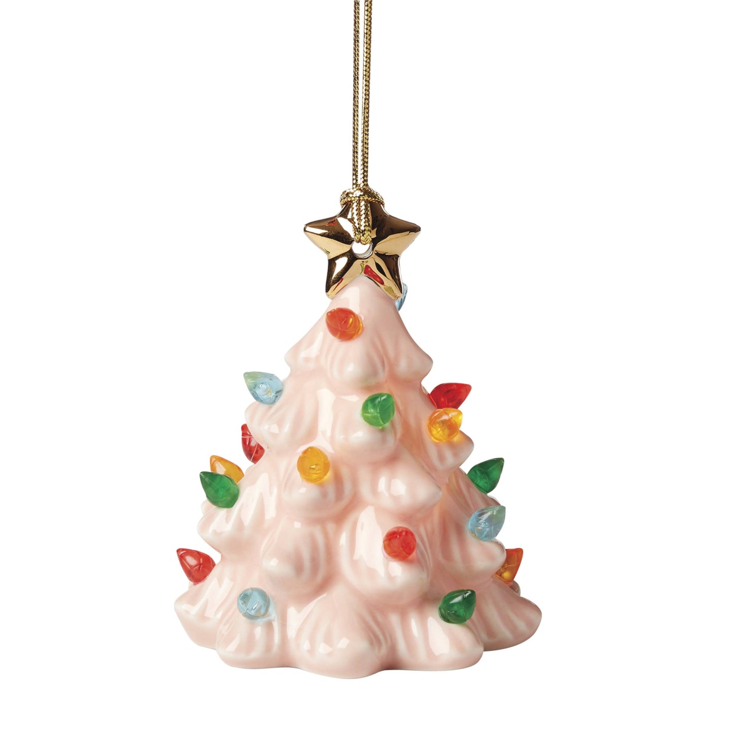 Lenox 896878 Treasured Traditions Pink Lit Tree Ornament