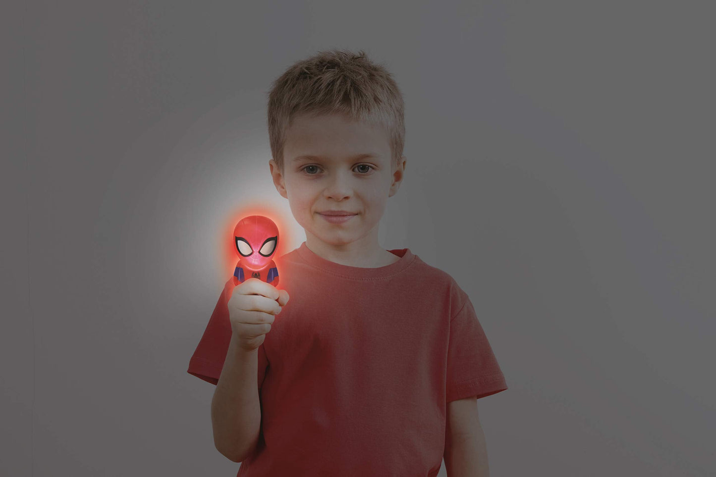 LEXIBOOK Spider-Man Color NightLight for children's room, color change, smooth light, Battery, Blue/Red, NLJ01SP