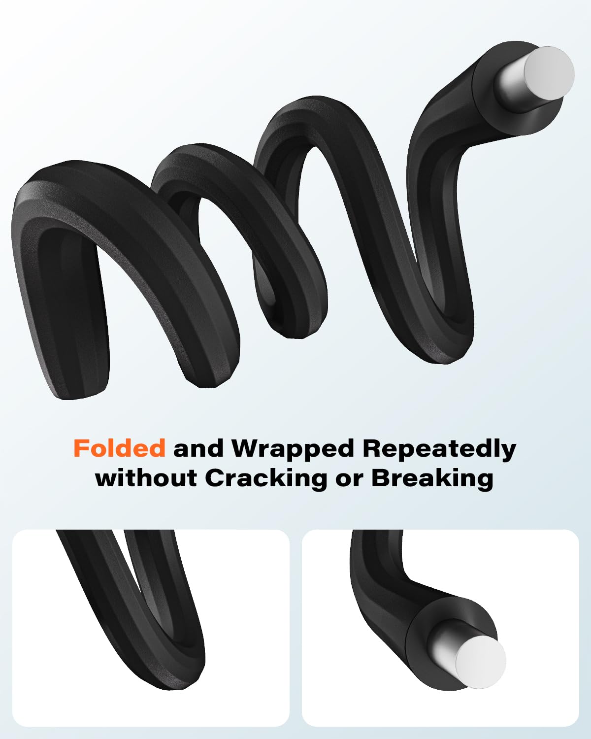 A2C Flexible Gooseneck Phone Holder for iPhone Magsafe, Long Arm Gym Magnetic Phone Holder for Treadmill Peloton, Portable Fitness Home Gym Accessory, Phone Mount for Stroller/Shopping/Golf Cart/Desk