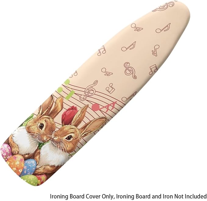 Bunny Ironing Board Cover for Easter Music Note Ironing Board Covers Standard