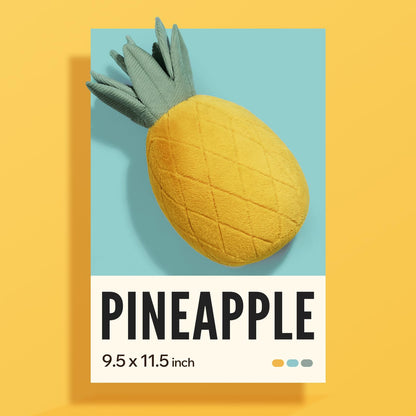 Phantoscope Papaya Shaped Throw Pillow, Fruit Themed Cushion for Couch, Bed and Chair, Pink, 10 x 15 inches