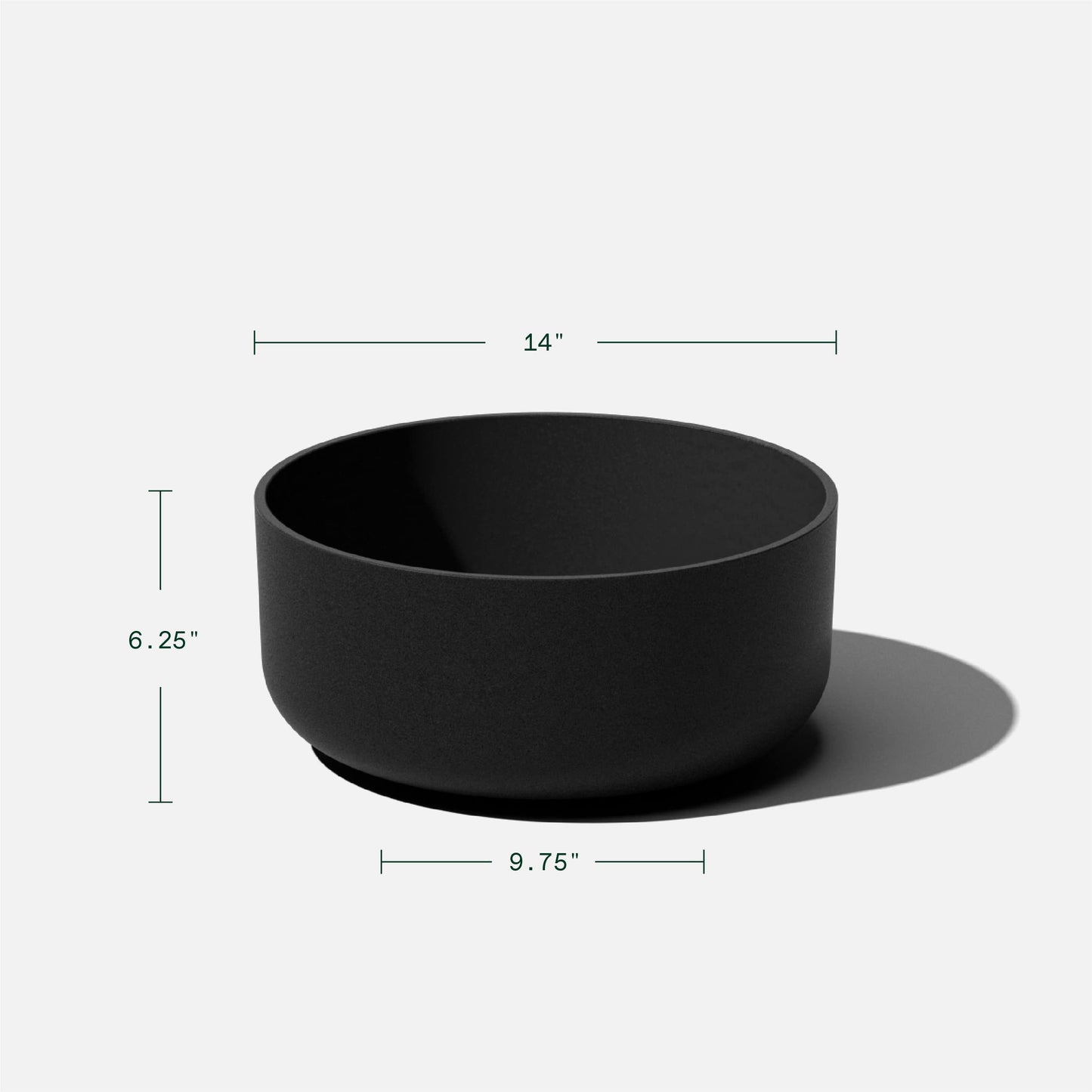 Veradek Mason Series Kona Bowl Planter - Round Planter for Indoor or Outdoor Tabletop/Balcony | Durable Plastic-Stone Composite Material | Modern Décor for Flowers, Succulents, Small Plants