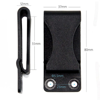 YCYU 2-Pack 2.1" Holster Clip for Universal Sheath Gun Kydex Holster Tactical Belt Clips for Holsters (#1)