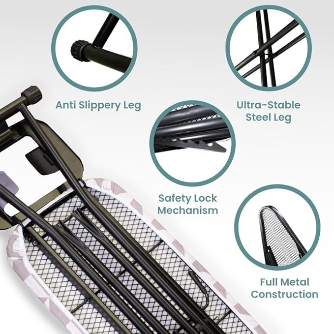 Compact Ironing Board Foldable | Hanging Iron Board
