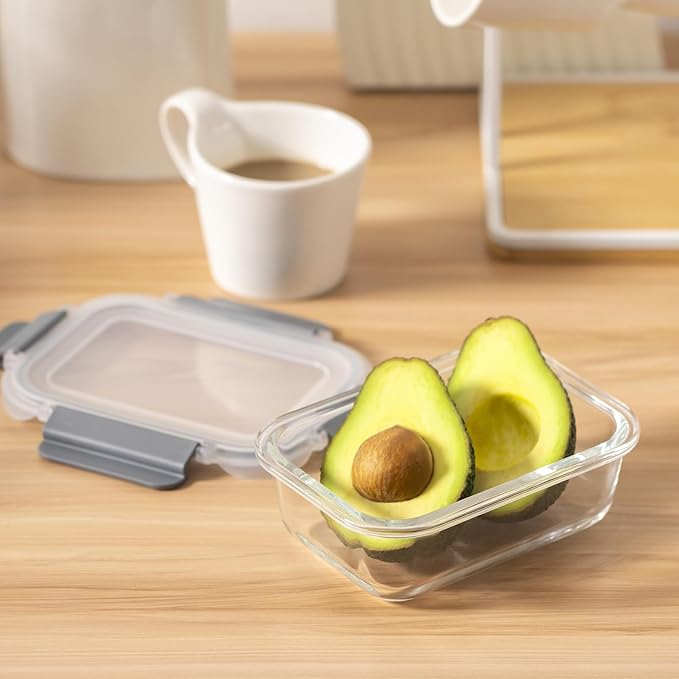 24 Pieces Glass Food Storage Containers