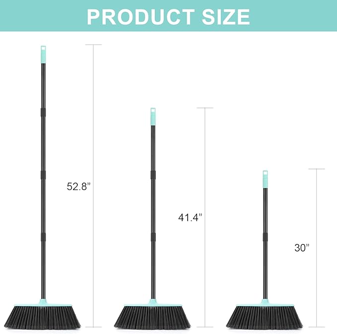 KeFanta Outdoor/Indoor Broom for Floors