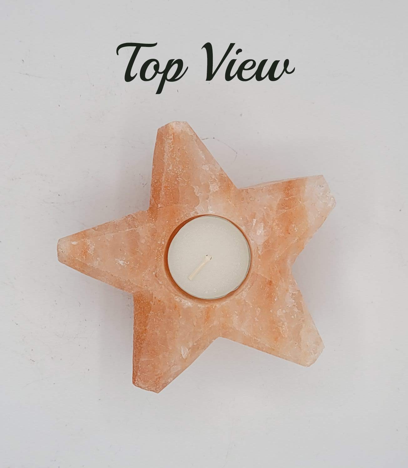 NB Himalayan Pink Salt Tea Light Holder (Star)