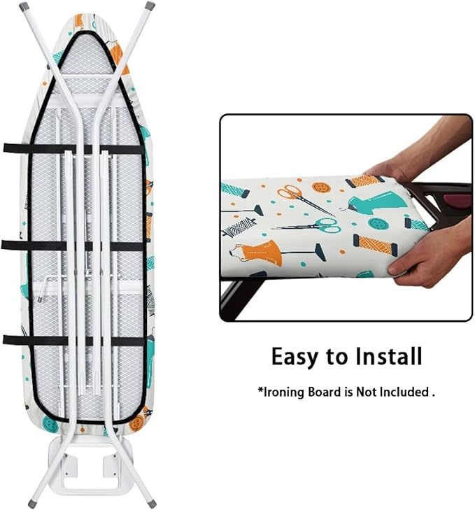 Ironing Board Cover Decor 15x54 Inch, Iron Board Cover