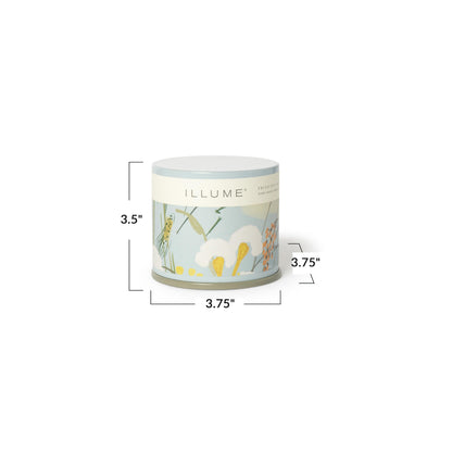 Illume Beautifully Done Essentials Fresh Sea Salt Vanity Tin Scented Candle
