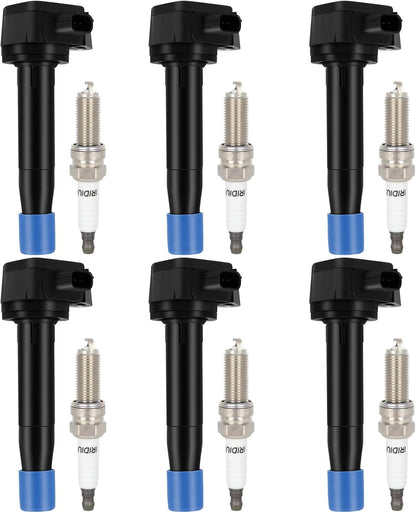 ECCPP 3 ignition coils with 3 iridium Spark Plugs,UF808,coils packs,for Smart Fortwo 2016-2017 0.9L‎224332428R,UF-808