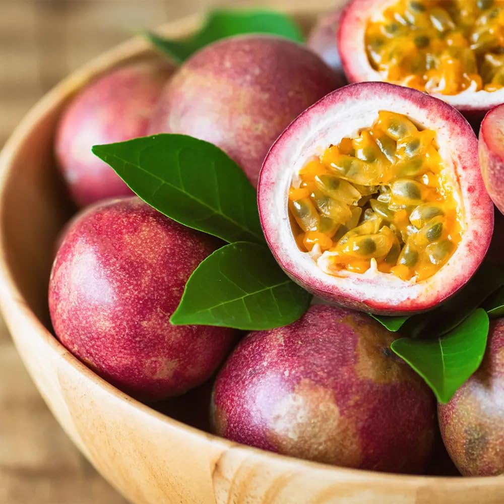 15+ Tropical Passion Fruit Seeds for Planting Outdoors-Non GMO Passiflora for Bonsai Backyard Country