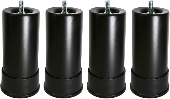 Benbuoo 5.5 Inch Metal Adjustable Bed Base Frame Leg Replacement Heavy Duty