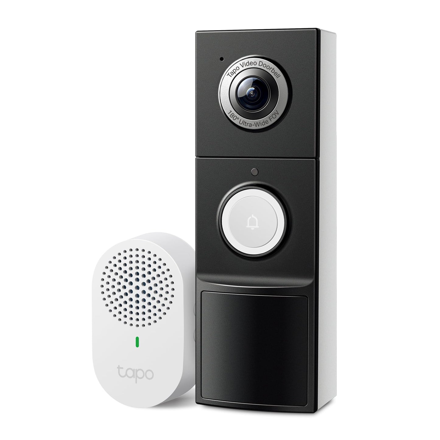 Tapo by TP-Link Smart Video Doorbell Camera Wireless with Chime, 2K with Full Color Night Vision & Spotlights, No Monthly Fee, Ring Call, 160° Ultra-Wide View, Free AI Detection, Local Storage,D210