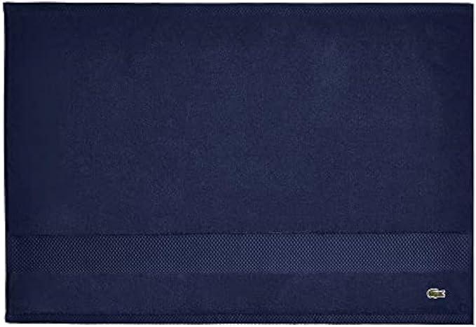 Lacoste Heritage 100% Supima Cotton Tub Mat, Premium Super Soft Bath Towel