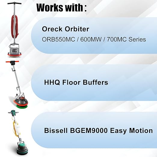 Commercial Scrub Brush for Orbital Floor Scrubber, Compatible