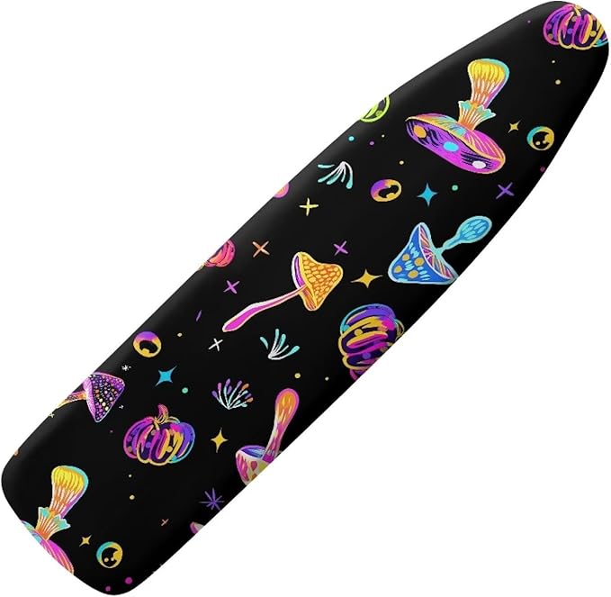 Colorful Mushroom Pumpkin Iron Board Cover, Ironing Board Protector