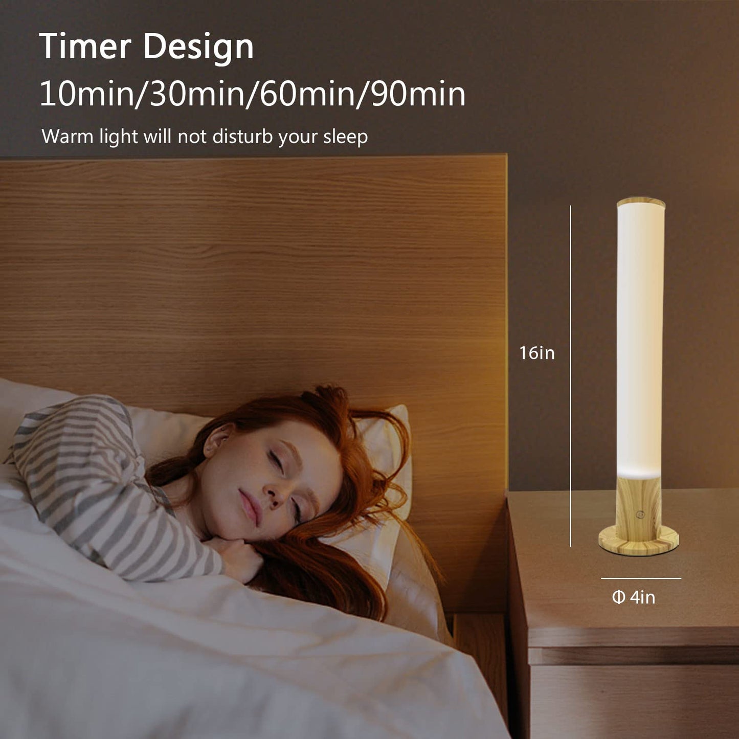 Light Therapy Lamp 10000 Lux, Happy Sun Lamp UV-Free with 3 Color Temperatures, Adjustable Brightness, Timer & Memory Function, Bright Sunlight Lamps, Full Spectrum Light Perfect for Home, Office
