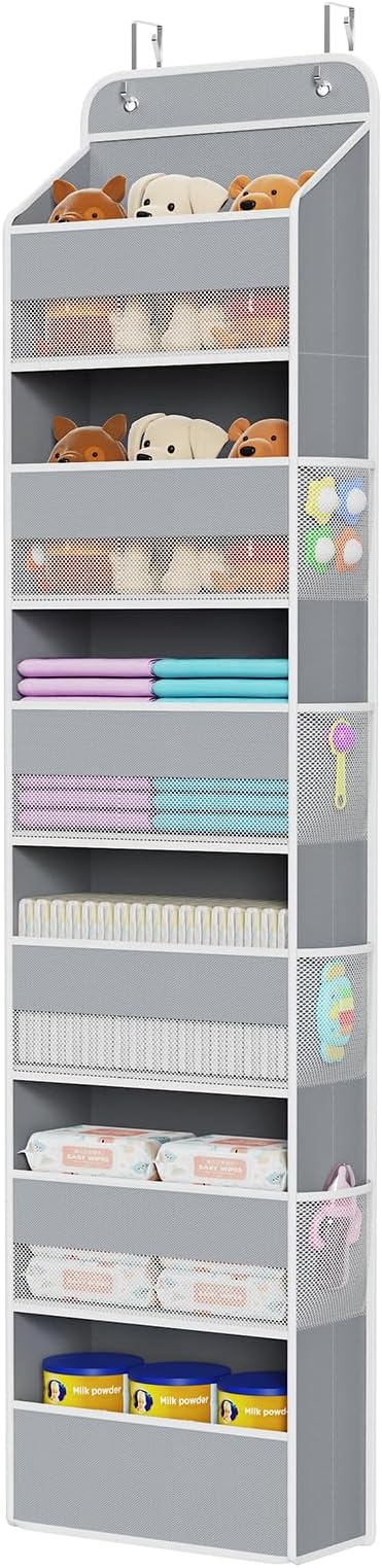 Univivi Door Hanging Organizer Nursery Closet Cabinet Baby Storage