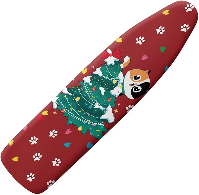 Cat Christmas Iron Board Cover Dust Cover Extra Wide Ironing Board Cover
