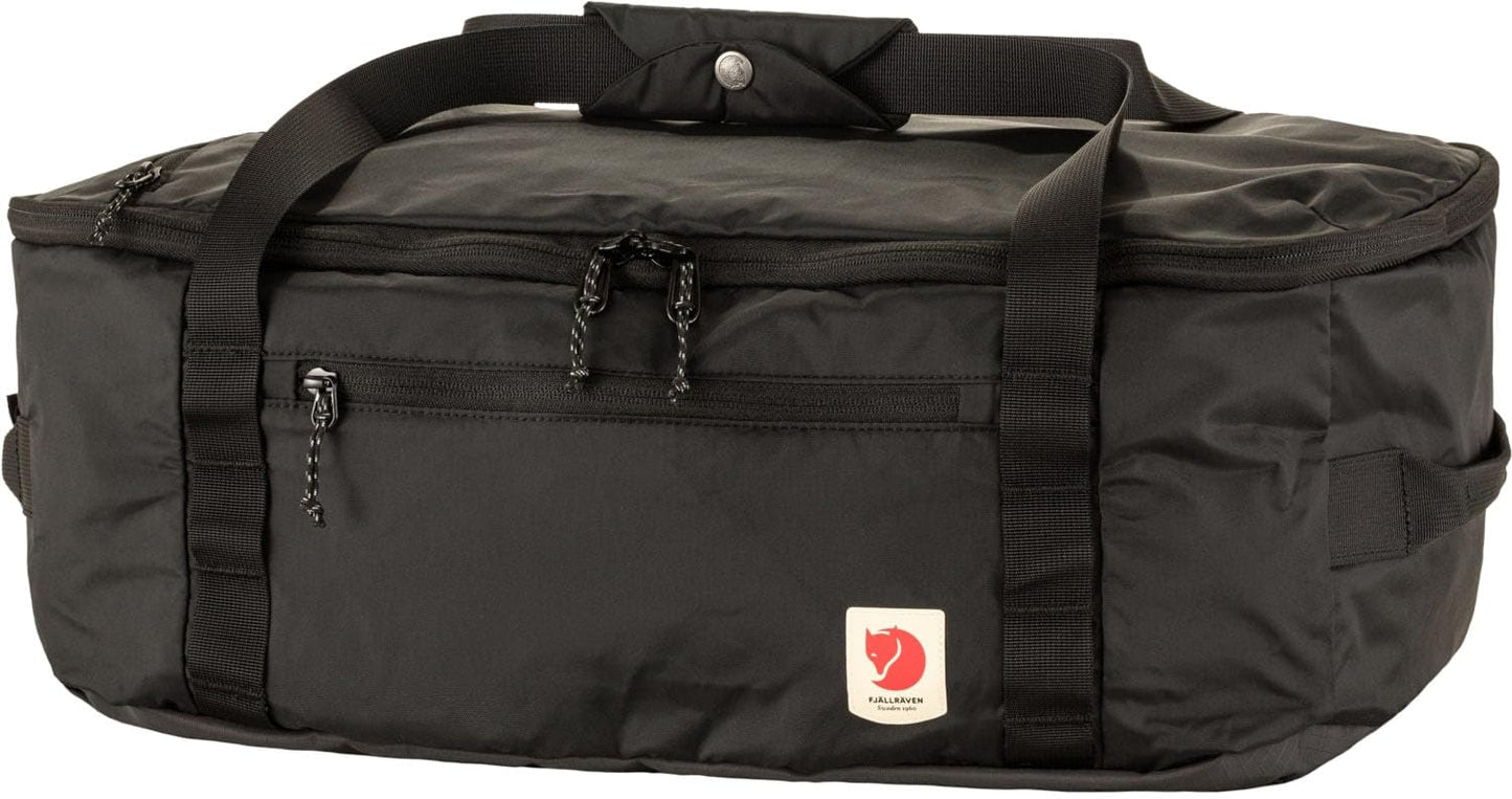 Fjällräven High Coast Duffel 36 - Lightweight, Water-Resistant, Durable Fabric, Spacious Storage - Travel, Hiking, Black, One Size