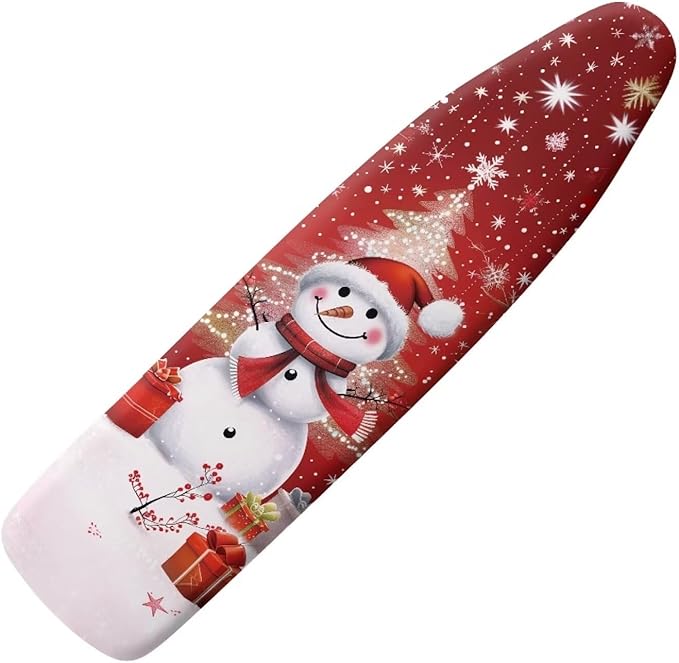Snowman 15x54 Ironing Board Cover and Pad Elastic Edge Applicable Standard Size