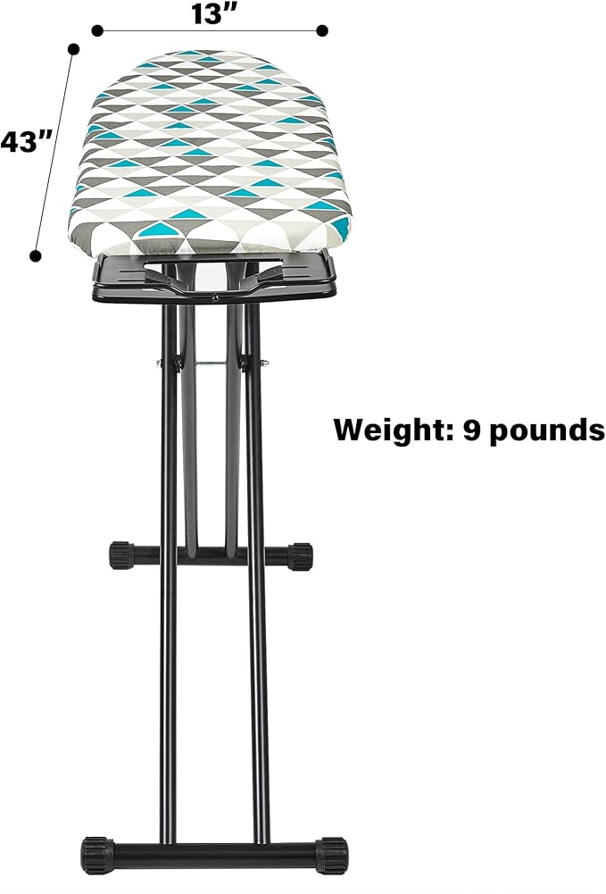 Ironing Board 13x43 Extra Thick Heavy Duty Padded Cover，Full Size Ironing Board