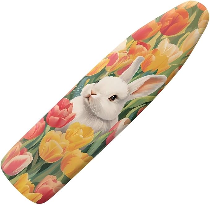 Tulip Ironing Board Cover Standard Size 15″x54″ Bunny Ironing Board Padding