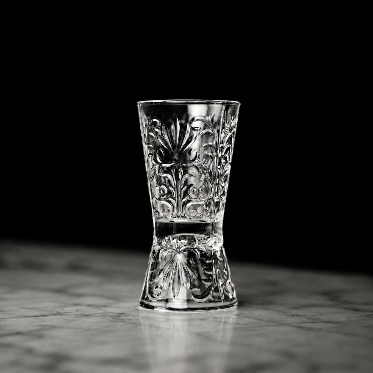 1930s Paris Crystal Double-Sided Cocktail Jigger (Gift Box)