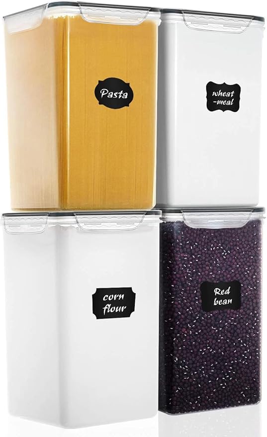 M MCIRCO Extra Large 7qt / 6.5L/220oz Tall Food Storage Containers, WIDE & DEEP