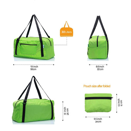 HOLYLUCK Foldable Travel Duffel Bag For Women & Men Luggage Great for Gym, army green, OneSize, Travel Bag