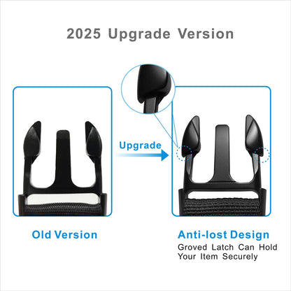 Wisdompro Jacket Gripper Strap, Add a Bag Luggage Straps Baggage Suitcase Belts Travel Accessories with Hook and D-Ring - Make Your Hands Free, Easy to Carry Your Extra Bags - Red