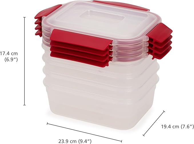 Joseph Joseph Nest Lock 8-piece Plastic BPA Free Food Storage Container Set