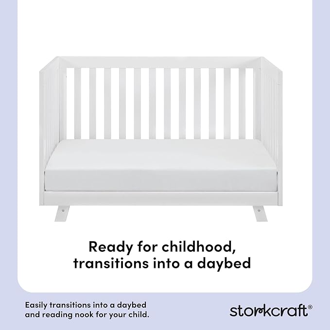 Storkcraft Beckett 3-in-1 Convertible Crib – GREENGUARD Gold Certified