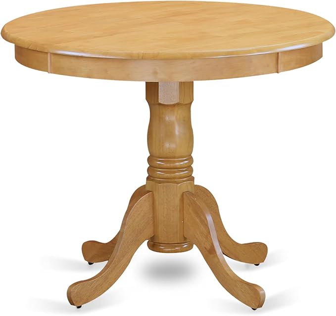 East West Furniture ANVA3-OAK-C 3 Piece Kitchen Table Set