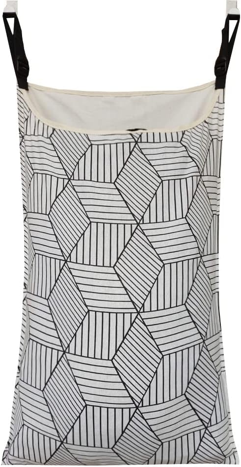 Adjustable Space Saving Door Hanging Laundry Hamper Bag