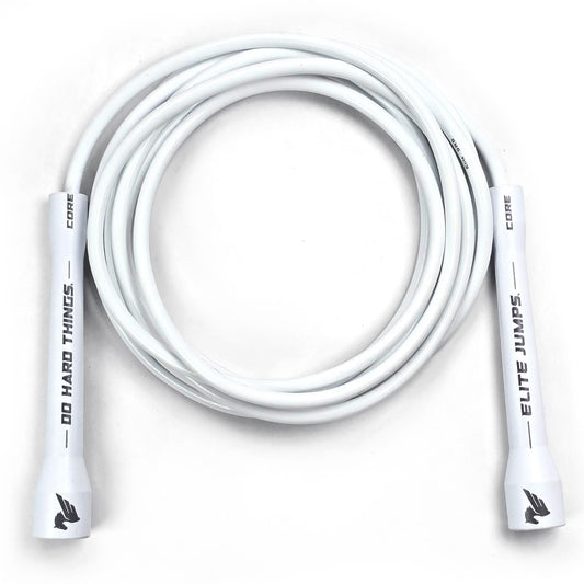 Elite Jumps | 6mm PVC Jump Ropes for Fitness | Indoor/Outdoor Adjustable Boxing Jump Rope w/Unbreakable Handles & Ultra-Durable Non-Kinking PVC | Skipping Rope for Men & Women & Boxer Rope Jump Rope