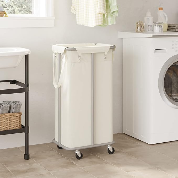 WOWLIVE 100L Rolling Laundry Hamper