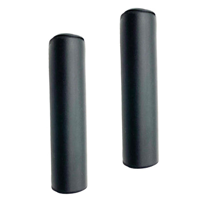 2 Pairs Ultralight Soft Foam Handlebar Grips, High Density Bike Handlebar Grips, Resist to Slip and Shock-Absorbing Mountain Bike End Grips for MTB, Beach Vehicle, Scooter