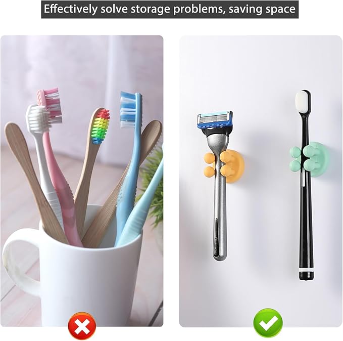 ZEZHOU Good Grips Toothbrush Holders