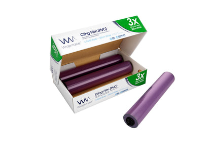 WRAPMASTER 3000 CLING FILM REFILLS - 3 ROLLS, 12" Wide x 1000ft Long