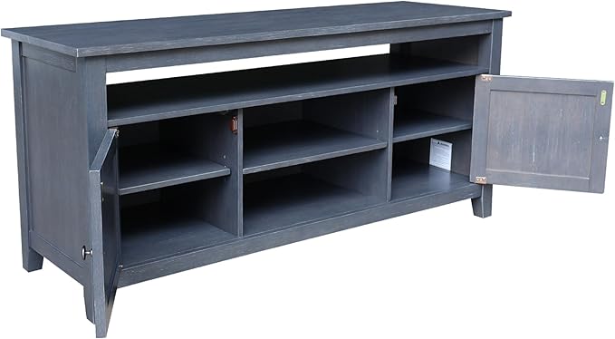 IC INTERNATIONAL CONCEPTS Solid Wood Entertainment/TV Stand